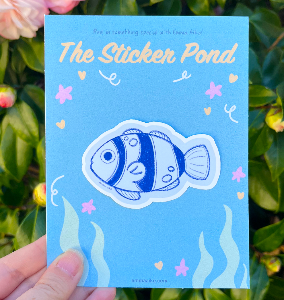 Clownfish Sticker Pond – Emma Aiko