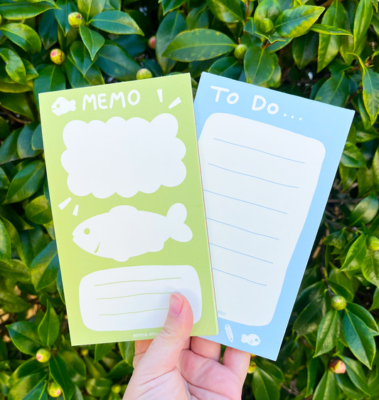Minnow Memo Pads